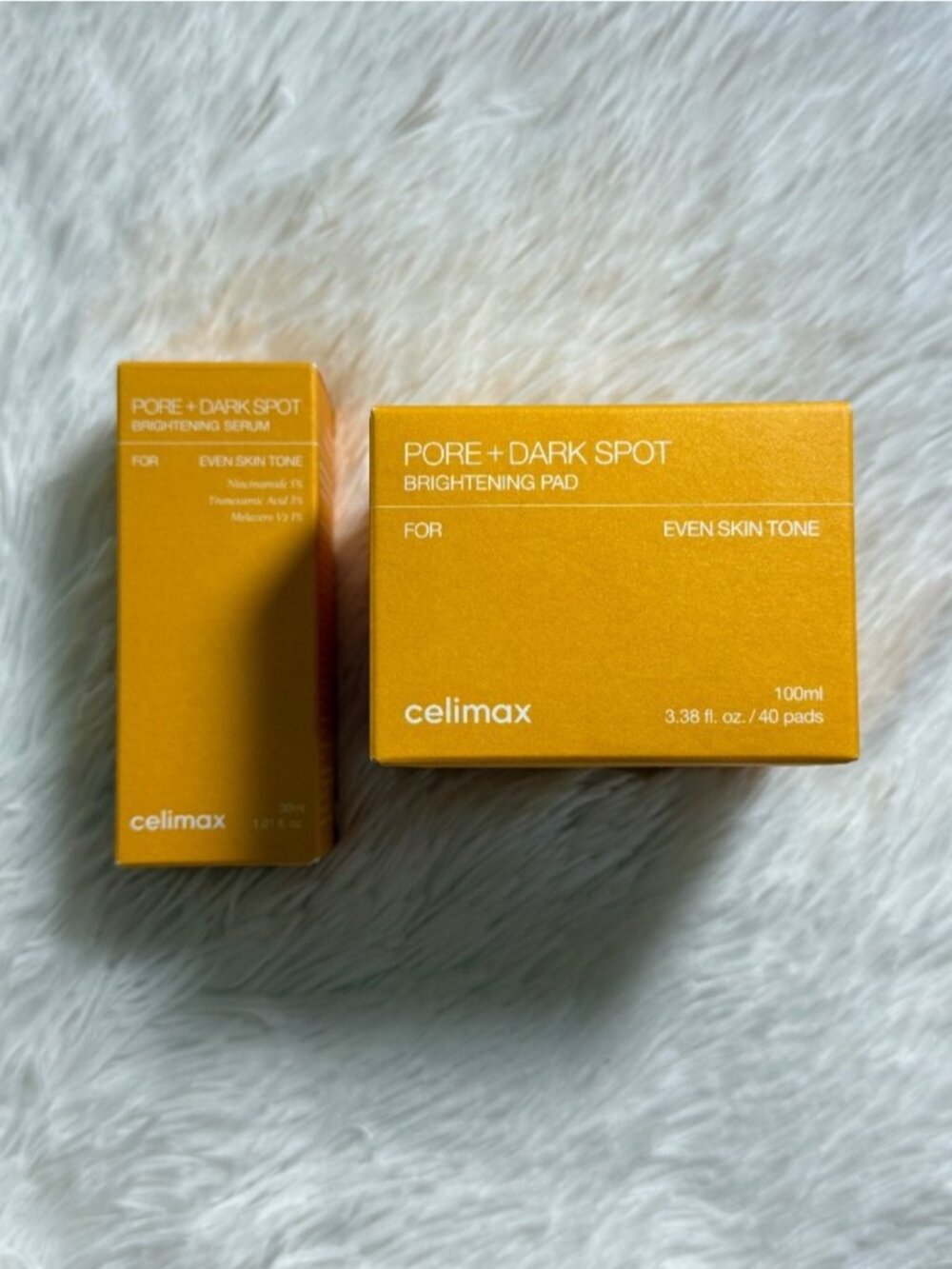 Celimax Pore + Dark Spot Brightening Pads & Serum